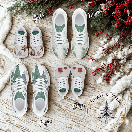 Girls’ Christmas Sneakers - Trail & Ties