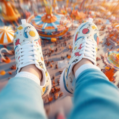 Boy's Main Street Theme Park Sneakers